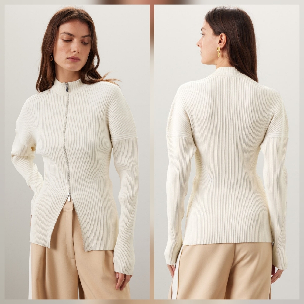 A.L.C. Noa Cardigan Long sleeves Turtleneck Size S